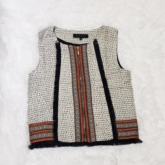 english rose Jackets & Blazers - English Rose Shimmer Front zip Vest size small